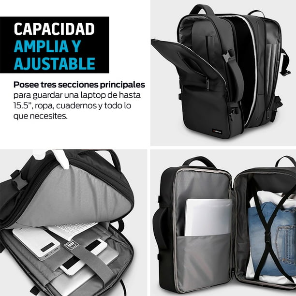 Mochila Redlemon para Laptop Antirrobo Extra Grande con Puerto USB Bodega Aurrera en linea