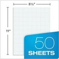 thumbnail image 3 of Cross Section Pads, Cross-Section Quadrille Rule (4 Sq/in, 1 Sq/in), 50 White 8.5 X 11 Sheets | Bundle of 10 Pads, 3 of 6
