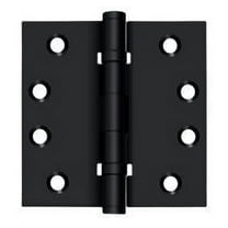 Deltana DSB4B19 4 x 4 in. Square Hinge Ball Bearings - Flat Black Finish
