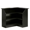 thumbnail image 6 of Spaco Corner Bar Cabinet with L-Shape Design, Bar Table with Multi-Level Storage, Corner Bar Table for Indoor as Home, Bar, Kitchen, Black, 6 of 7