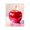 Glossy Red Apple Reflection, variant on Stupell Industries Modern Pastel Bowl of Strawberries Black Floating Frame Canvas Art, 17 x 21, by The Prints Vibe