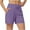 Purple, variant on Yghzkop Women's Running Shorts with Pockets Side Zippers Summer Athletic Shorts Elastic Waistband Workout Shorts Gym Yoga Shorts Breathable Stretchy Shorts