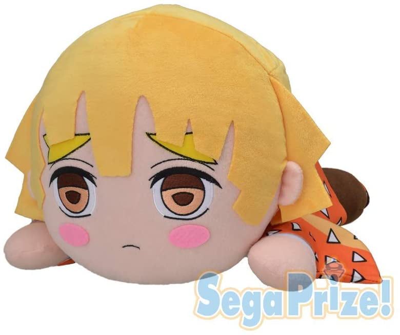 SEGA Demon Slayer Kimetsu no Yaiba MEJ Nesoberi Plush Doll - Zenitsu