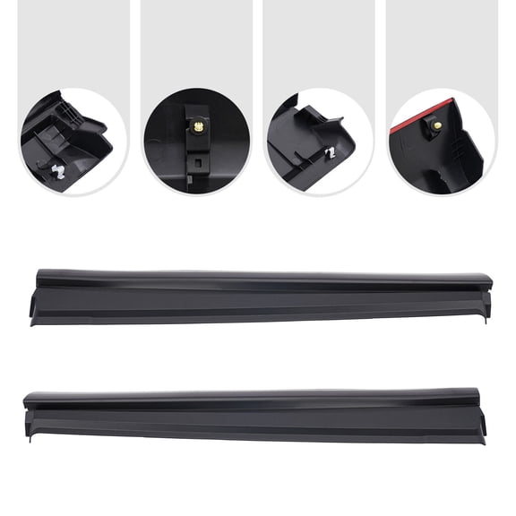 For Toyota Highlander 2015-2021 Front Door Lower Panel Molding Trim Left & Right New Black