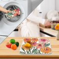 thumbnail image 3 of Yayeee Dish Drying Mat for Kitchen Counter 18" x 24" Microfiber Super Absorbent Coffee Decorative Pad, Hand Drawn Floral, 3 of 8