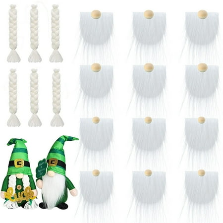 

NUOLUX 1 Set of Decorative Gnome Beards Braids DIY Artificial Gnome Making Material DIY Supplies