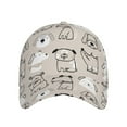 thumbnail image 2 of Balery Baseball Cap Adjustable Size for Running Workouts and Outdoor Activities All Seasons Dad Hat(Puppy), 2 of 9