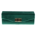 thumbnail image 2 of lionlar Boîte de Brillant à Lèvres en Velours, Étui de Rangement pour Rouges à Lèvres avec Miroir pour Sac à Main, Vert Foncé, 2 of 7