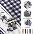 thumbnail image 5 of Area Rugs 5'x7', Farmhouse Purple Plaid Carpet Runner Indoor Outdoor Rugs Home Decor Aesthetic, Vintage Country Cock Checkered Non Slip Mats Washable Accent Rug for Living Room Bedroom, 5 of 8