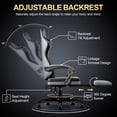 thumbnail image 5 of LaoGeoRon Gaming Chair with Footrest, Comfortable Ergonomic PC Gaming Chair with Headrest and Lumbar Support, High Back, Widen Seat, Adjustable Armrests, 5 of 10