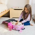 thumbnail image 7 of Wildkin Kids Rolling Luggage for Boys & Girls, Perfect for School & Overnight Travel, Carry-On Size (Ballerina Pink), 7 of 7
