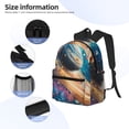 thumbnail image 3 of Disketp Colorful Planet Universe Mochila Ligera Clásica con Múltiples Bolsillos, Mochila Casual para Hombre y Mujer, Ideal para Escuela, Trabajo y Viajes, 3 of 6