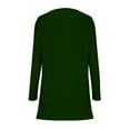 thumbnail image 5 of Idoravan Lightweight Sweaters for Women 2024 Spring Women Casual Full Long Sleeve Casual Loose Tunic Tops Crewneck Sweatshirts Army Green XXL, 5 of 6