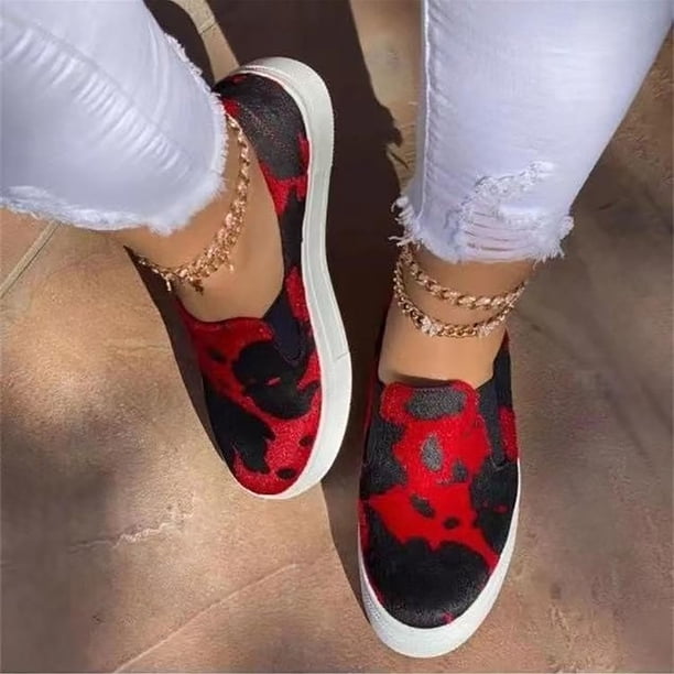 Nuevos mocasines de gamuza con bloqueo de color, zapatos planos casuales para mujer con punta redonda Wmkox8yii FOPL864