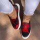 thumbnail image 1 of Nuevos mocasines de gamuza con bloqueo de color, zapatos planos casuales para mujer con punta redonda Wmkox8yii FOPL864, 1 of 5