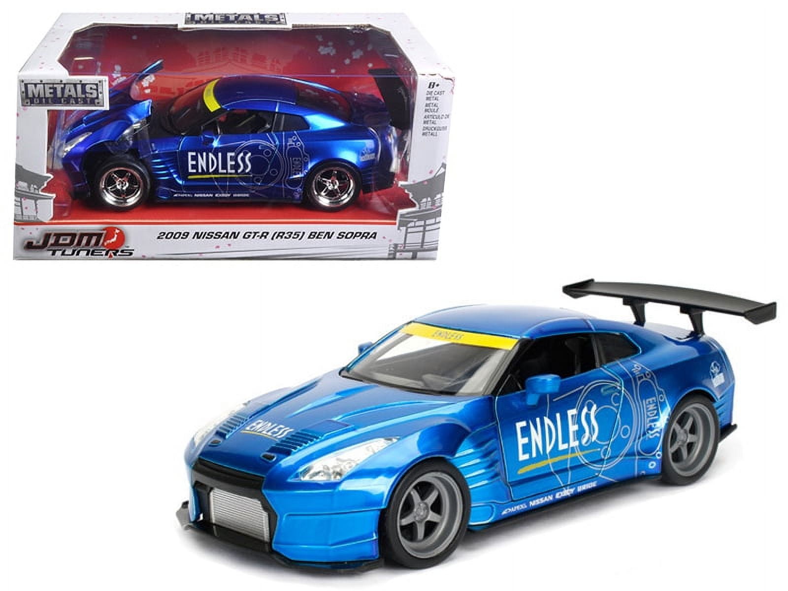 JDM TUNERS□JADA TOYS 1/24 NISSAN SKYLINE GT-R R-34 BLUE