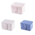 thumbnail image 2 of Minnieouse Caja de joyería para mujer, organizador de botones multifunción para pendientes, caja de adornos de viaje, decoraciones de exhibición de Ropa, zapatos y accesorios Miscelánea Azul Minnieouse AP017832-03, 2 of 6