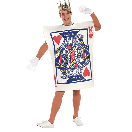 King Of Hearts Card Costume for Adults