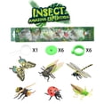 thumbnail image 4 of IMENGL Puzzle Simulation Wild Learning Plastic Toy Model 6PCS World Figures Education Activities for Toddlers 1-3,Toddler Magnets for Refrigerator,Animal Matching Game Head And Tails,Thick It,Alphab, 4 of 7