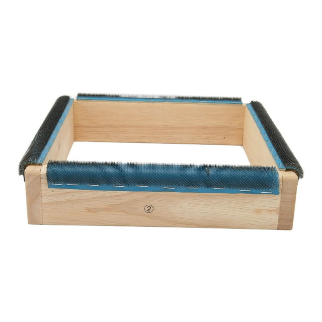 Rug Hooking Frame, 9.8in Wide Punch Needle Frame 4 Sides For Weaving