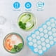 thumbnail image 3 of Paquete de 3 bandejas para cubitos de hielo, moldes para cubitos de hielo con forma de panal de silicona con tapas para whisky y cócteles, 3 of 5