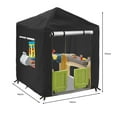 thumbnail image 5 of Kids Playhouse Cover with Zippers Waterproof UV Resistant Sun Protection Outdoor Playhouse Cover Protector, 5 of 7