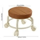 thumbnail image 3 of Silla de oficina con ruedas, asiento giratorio 360°, cojín ergonómico, asiento cómodo, ruedas de alta resistencia, estructura metálica, ideal para la oficina en casa.,Wsvlmg, 3 of 9