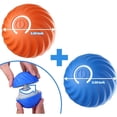 thumbnail image 2 of 2-Pack Interactive Jumping Dog Toy Balls – Smart-Activated, Bite-Resistant TPR, Dual Modes, Type-C Charging, Long Battery Life (Blue & Orange), 2 of 6
