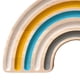 thumbnail image 3 of iris , bloque de de adorno de juguete apilable, artesanía decorativa creativa para decoración de , estanterías, accesorios , Blanco Hugo Arco iris de madera, 3 of 7