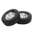 thumbnail image 3 of 85mm RC Rubber Tires, Exquisite 2PCS Practical Antislip Wheel Rims Hubs Rubber Tires  For 1/14 RC Car For   Tractor, 3 of 8