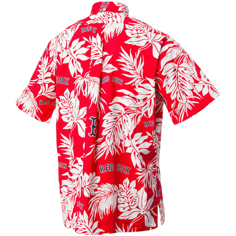 Men's Reyn Spooner Red Boston Sox Aloha Button-Down Shirt