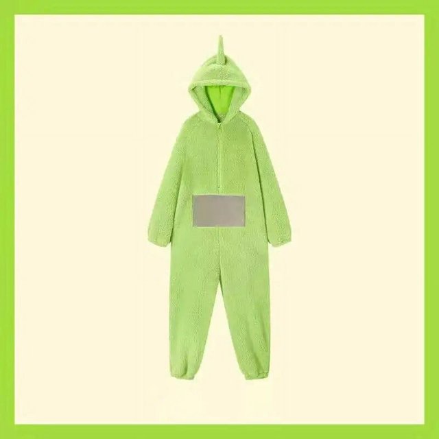 Pijamas de franela de invierno para niños y adultos, pijamas de Teletubbies bonitos, trajes de Navidad para padres e hijos, disfraces de Anime para bebés