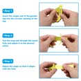 thumbnail image 3 of Uxcell 50 Pcs Plastic Plant Tags, Wrap Around Plant Labels Adjustable Nursery Garden Tags with Pen for Plant Yellow, 3 of 6
