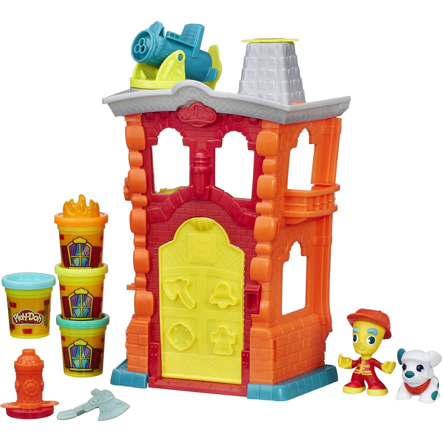 Play-Doh Town Firehouse Modeling Compound Playset NEW! 