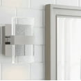 thumbnail image 2 of Alberson 2-Light Chrome Integrated LED with Bubble Glass Indoor Wall Sconce, 2 of 5