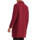 thumbnail image 3 of Abrigo Inspire Chic para hombres, abrigo de invierno de doble botonadura, corte slim fit, color burdeos, talla XL, 3 of 5