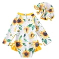 thumbnail image 5 of Miaoju Girls One Piece Swimsuit Size 10-12 Keyhole Tankini Quick Drying Crossback Floral Print Beach Skirt Cute Ruched Bathing Suit Swimwear Shorts and Skirt Adjustable Straps, 5 of 5