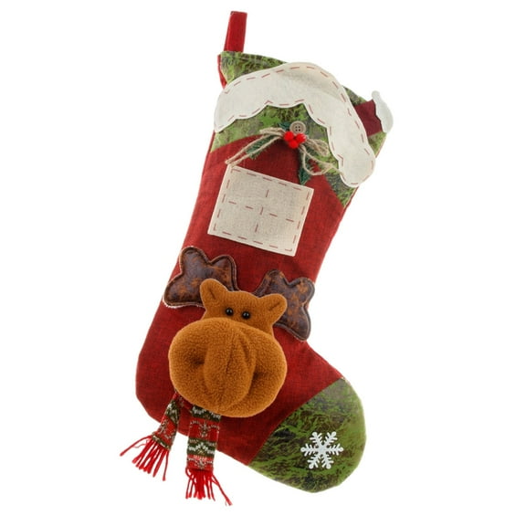 Cheapark Large Christmas Stockings - Extra-Spacious Santa/Snowmen/Reindeer Design Gift Bags for Family Party Home Holiday Christmas Decorations