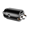 thumbnail image 3 of Cargador De Coche Adaptador de teléfono de carga rápida de puertos duales portátiles 30W Mini cargador de coche USB rápido, 3 of 4