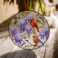 thumbnail image 3 of Birds on Wisteria Tree Branch Glass Suncatcher, Nature Inspired Stained Glass Window Decor, Bird Lovers Gift,Floral Home Decoration,Mom Gift, 3 of 4