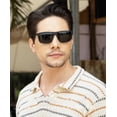 thumbnail image 4 of KALIYADI Polarized Sunglasses for Men and Women,Classic Square Sun Glasses with UV Protection for Driving Fishing, 4 of 9