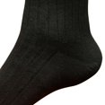 thumbnail image 4 of 5 pairs 98% Cotton Mens Breathable Comfortable Soft Fashion Casual Crew Business Dress Socks Mid Calf Size 9-11, 4 of 5
