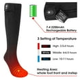 thumbnail image 6 of Savior Heat Upgraded Electric Heated Socks with App Control Battery Powered Winter Men's Heating Crew Socks for Outdoor Hunting Cycling Hiking, 6 of 10