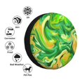 thumbnail image 5 of XMXY Acid Green Marble Texture Spare Tire Cover, Universal Waterproof Cover for Jeep RV Tire Wheel Protection, 16 inch, 5 of 8