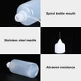 thumbnail image 5 of 10ml Precision Applicator Bottles With Needle Tip, Transparent Glue Bottles, Liquid Dropper Bottles For DIY Quilling, 5 of 7