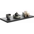 thumbnail image 1 of Floating Shelf Set of Wall Shelves in W x in D x in H Wooden Floating Wall Shelf with Invisible Brackets for Living Room/Bedroom/Bathroom/Kitchen Storage and Decor Walnut, 1 of 7