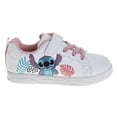 thumbnail image 2 of Disney Stitch Girls Ohana Hook And Loop Sneakers. (Little Kids)White, Size: 13, 2 of 6