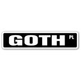 thumbnail image 1 of SignMission SS-GOTH 4 x 18 in. Goth Street Sign - Gothic Rock Music Fashion Punk, 1 of 1