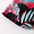 thumbnail image 3 of EnJoCho Boys Casual Summer Shorts Set Boys Short Sleeve Shirt And Shorts Suit Toddler Boys Print Top With Bow Tie And Denim Shorts Boys' Summer Gentleman's Suit, 3 of 8