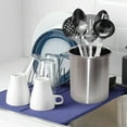 thumbnail image 4 of Stainless steel 4QT Utensil organizer Tools Caddy, Flatware Caddy Organizer for Kitchen Countertop Storage Dining Table Comfortable, utensil organizer for Kitchen Counter, 4 of 4